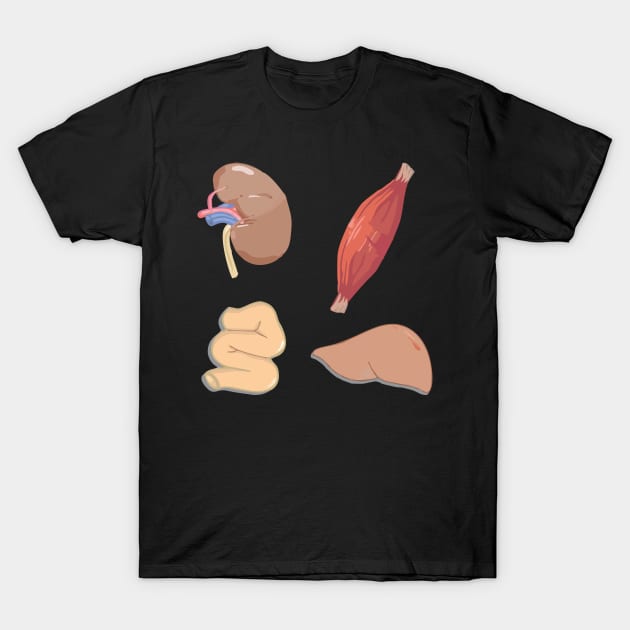 Inner organs T-Shirt by RosArt100